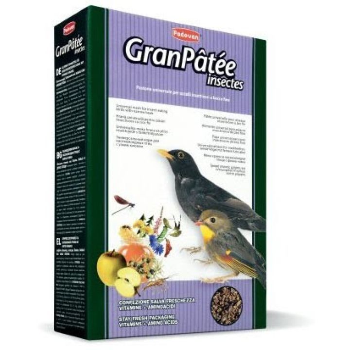 Корм для насекомоядных птиц Padovan GranPatee Insectes 1 кг