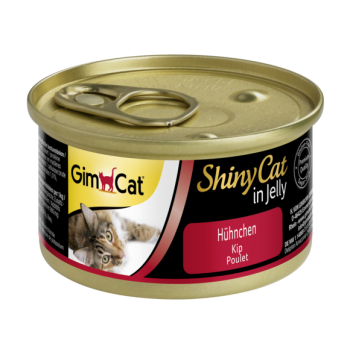 Влажный корм для котов GimCat ShinyCat in Jelly с курицей 70 г