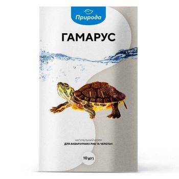 Натуральный корм для аквариумных рыб Природа «Гаммарус» 10 г (для всех аквариумных рыб)