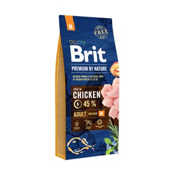 Сухой корм для собак Brit Premium Adult M Chicken 1 кг