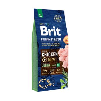 Сухой корм для собак Brit Premium Junior XL Chicken 15 кг