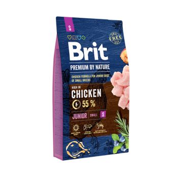 Сухой корм для собак Brit Premium Junior S Chicken 8 кг