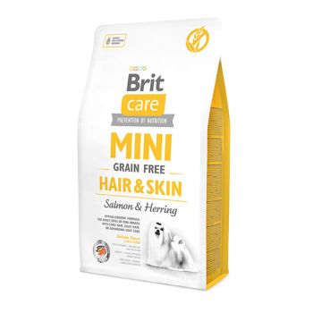 Сухой корм для собак Brit Care Grain-free Mini Hair & Skin Salmon & Herring 0,4 кг