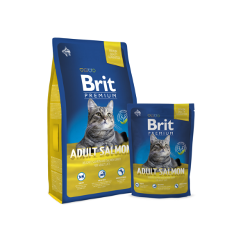 Сухой корм для котов Brit Premium Cat Adult Salmon 8 кг