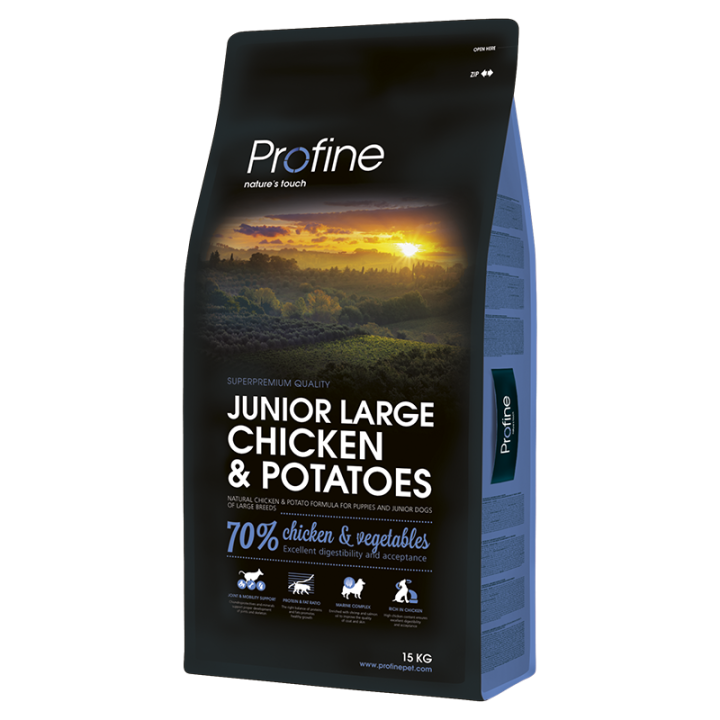 Сухой корм для щенков Profine Junior Large Chicken & Potatoes 15 кг