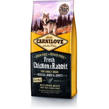 Сухой корм для собак Carnilove Dog Adult Fresh Chicken & Rabbit 1,5 кг