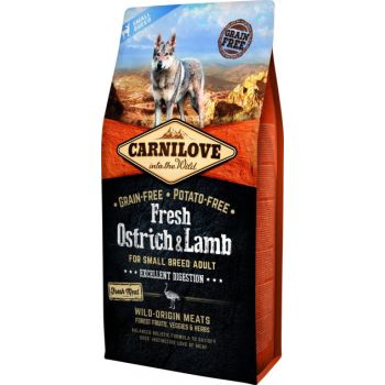 Сухой корм для собак Carnilove Dog Adult Small Breed Fresh Ostrich & Lamb 1,5 кг