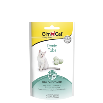 Таблетки для здоровья зубов кошек GimCat Denta Tabs 40 г