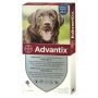Капли на холку от блох и клещей Bayer Advantix для собак весом от 25 кг 4 х 4 мл