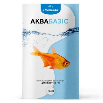 Натуральный корм для аквариумных рыб Природа «Аквабазис» 10 г (для всех аквариумных рыб)