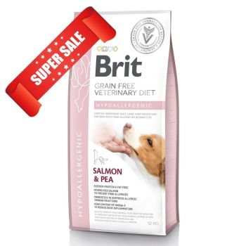 Сухой корм для собак Brit Grain Free Veterinary Diet Hypoallergenic Salmon & Pea 12 кг