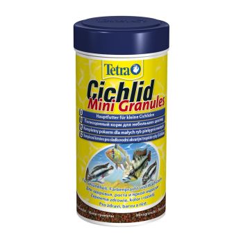 Сухой корм для аквариумных рыб Tetra в гранулах «Cichlid Mini Granules» 250 л (для всех цихлид)