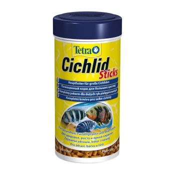 Сухой корм для аквариумных рыб Tetra в палочках «Cichlid Sticks» 1 л (для всех цихлид)