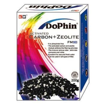 Наполнитель для фильтра KW Zone Dophin «Activated Carbon + Zeolite» активированный уголь и цеолит 200 г Акция
