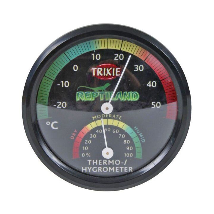 Термометр-гигрометр для террариума Trixie механический, с наклейкой d=7,5 см