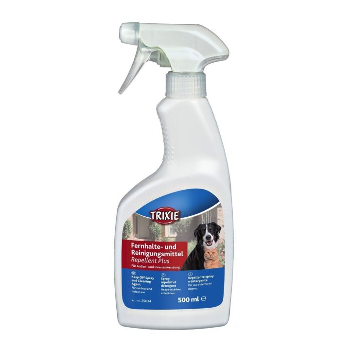 Спрей отпугиватель-очиститель для кошек и собак Trixie «Repellent Plus» 500 мл (для отпугивания от мест, объектов, зон) - dgs