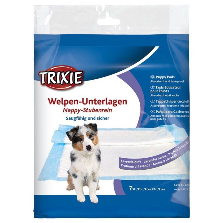 Пелёнки для собак Trixie с ароматом лаванды 40 x 60 см, 7 шт. (целлюлоза)
