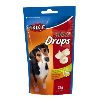 Лакомство для собак Trixie «Milk Drops» 75 г (молоко)