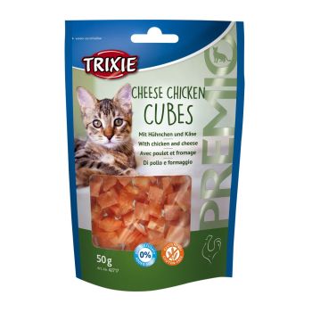 Лакомство для кошек Trixie PREMIO Cheese Chicken Cubes 50 г (курица)