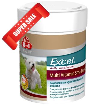 Витамины для собак 8in1 Excel Multi Vitamin Small Breed, 70 таб Акция