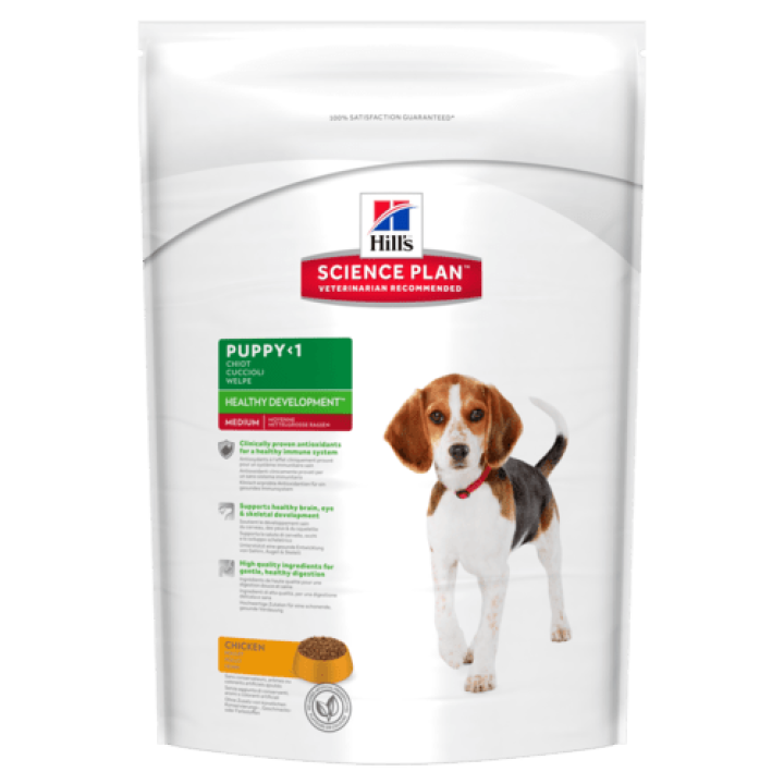 Сухой корм для собак Hill's Science Plan Canine Puppy Healthy Development Medium Chicken 0,8 кг