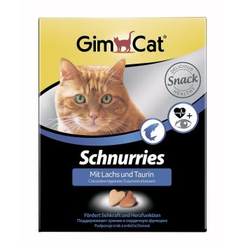 Лакомство для кошек GimCat Schnurries 420 г (лосось)