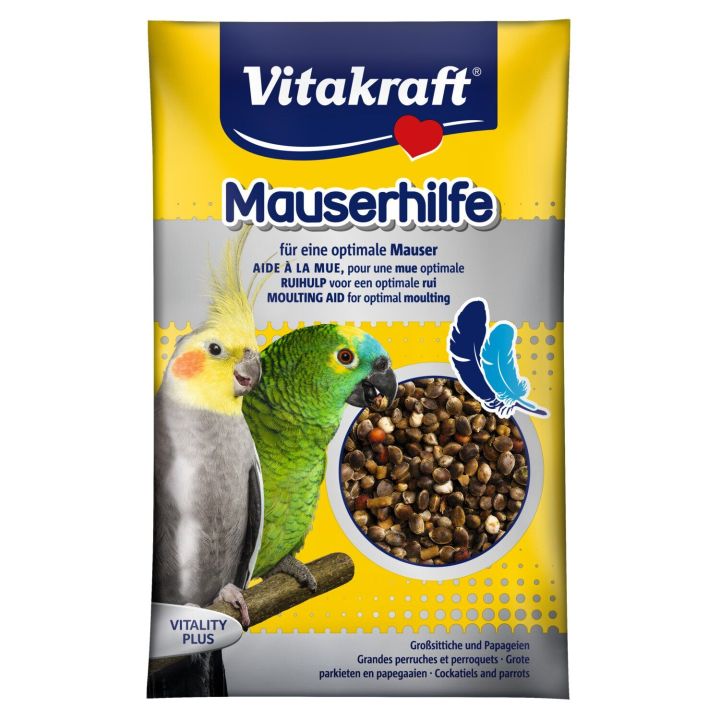 Витамины для средних и больших попугаев Vitakraft «Mauserhilfe» семена 25 г (при линьке)