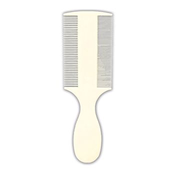 Расчёска Trixie для вычёсывания блох и вшей, двухсторонняя пластиковая 14 см - dgs