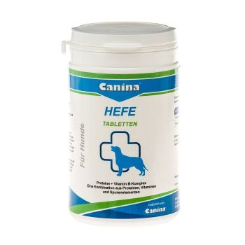 Дрожжевые таблетки с энзимами и ферментами для собак Canina «Hefe» 310 таблеток, 250 г (для пищеварения)