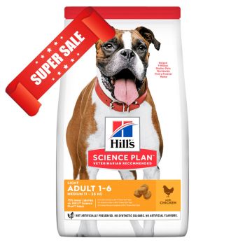 Сухой корм для собак Hill's Science Plan Canine Adult Medium Light Chicken 14 кг