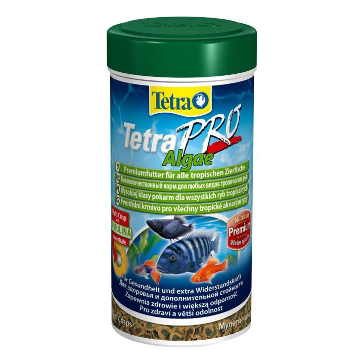 Сухой корм для аквариумных рыб Tetra в чипсах «TetraPro Algae» 500 мл (для травоядных рыб)