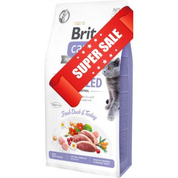 Сухой корм для кошек Brit Care Grain-Free Sterilized Weight Control Fresh Duck & Turkey 400 г