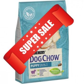 Purina Dog Chow Puppy Lamb 11 кг + 3 кг Акция