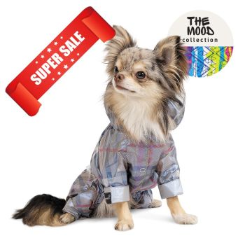 Дождевик для собак Pet Fashion Fall M2: длина тела - 32-35 см, окружность груди - 55-65 см Акция