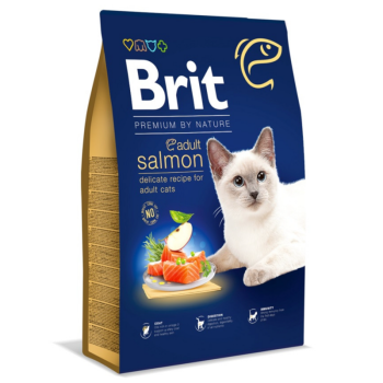 Сухой корм для кошек Brit Premium by Nature Adult Salmon 300 г Акция