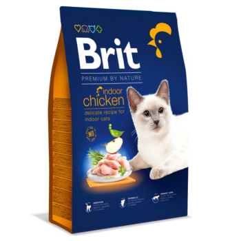 Сухой корм для кошек Brit Premium by Nature Indoor Chicken 800 г Акция