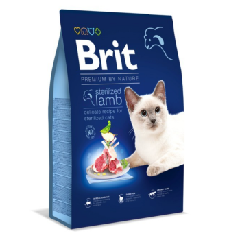 Сухой корм для кошек Brit Premium by Nature Sterilized Lamb 300 г Акция