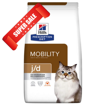 Лечебный сухой корм для котов Hill's Prescription Diet Feline Mobility j/d Chicken 1,5 кг Акция
