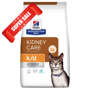 Лечебный сухой корм для котов Hill's Prescription Diet Feline Kidney Care k/d Tuna 1,5 кг Акция