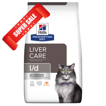 Лечебный сухой корм для котов Hill's Prescription Diet Feline Liver Care l/d Chicken 1,5 кг Акция