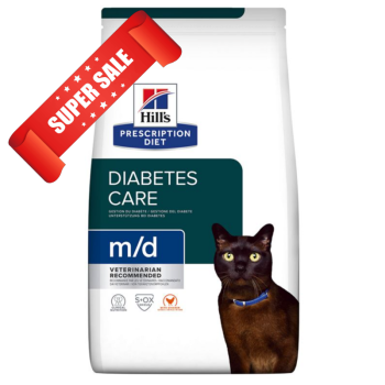 Лечебный сухой корм для котов Hill's Prescription Diet Feline Diabetes Care m/d Chicken 1,5 кг Акция