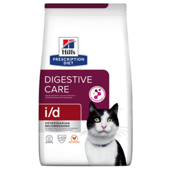 Лечебный сухой корм для котов Hill's Prescription Diet Feline Digestive Care i/d Chicken 8 кг Акция