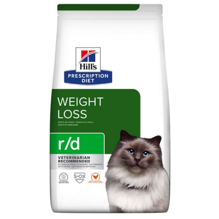 Лечебный сухой корм для котов Hill's Prescription Diet Feline Weight Loss r/d Chicken 3 кг Акция