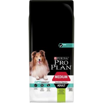 Purina Pro Plan Medium Adult Sensitive Skin Lamb 3 кг корм для собак средних пород Акция