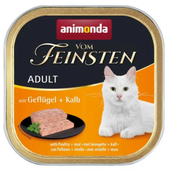 Animonda Vom Feinsten Adult Geflügel + Kalb 100 г корм для котов Geflügel + Kalb Акция