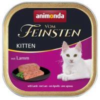 Вологий корм для котів Animonda Vom Feinsten Kitten with Lamb з ягням для кошенят 100 г ягня Акция