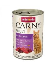 Animonda Carny Adult Beef & Lamb (Анимонда Карни с говядиной и ягненком) 400 г - консерва для кошек Акция