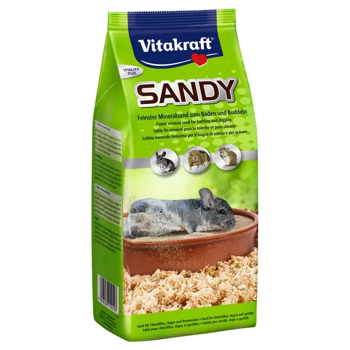 Пісок для гризунів та шиншил Vitakraft Sandy 1 кг Акция