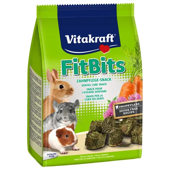Лакомство для грызунов Vitakraft «Fit Bits» 500 г (овощи и люцерна) Витакрафт Акция