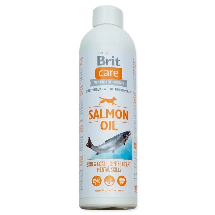 Brit Care Salmon Oil 250 мл Брит Кэа Салмон Оил Масло лосося Витамины для собак Акция